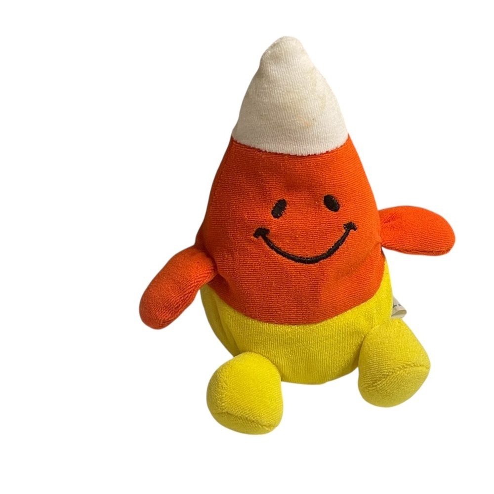 Vintage Oriental Trading Candy Corn Stuffed Toy plush RARE